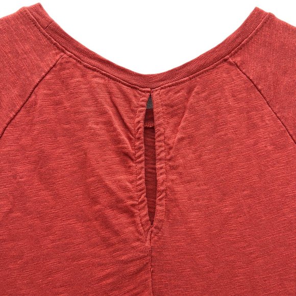 NEW CASLON Cotton Scoop Neck Short Sleeve Raglan T-shirt Dress Size Medium 0026 - Picture 7 of 12